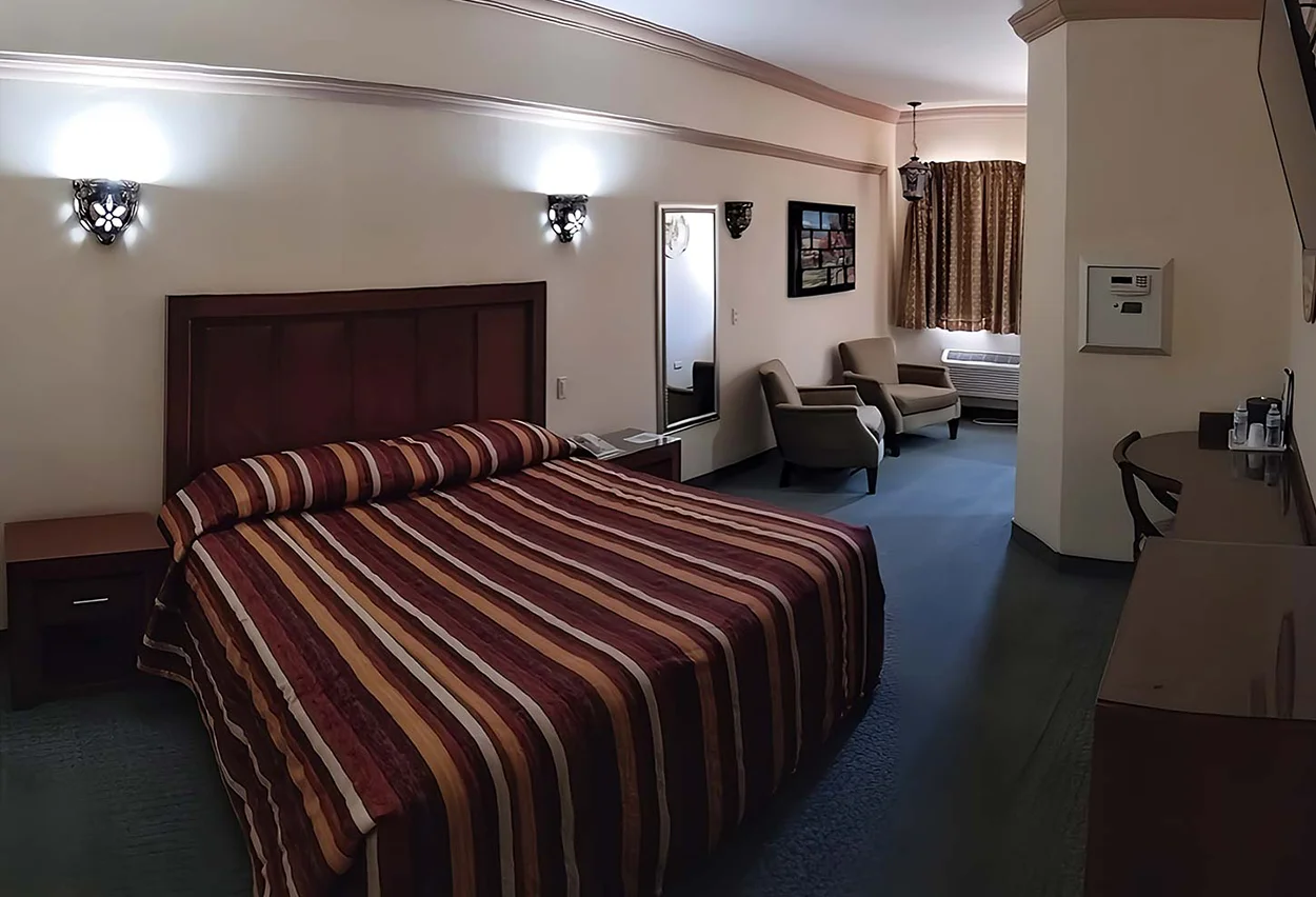 Habitación Single Room hotel Los Cedros Delicias
